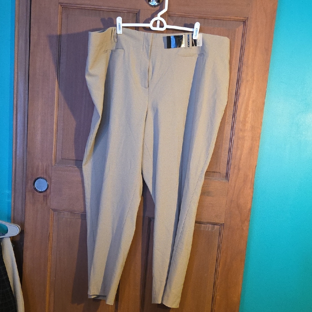 Lane Bryant Women's Khaki Petite Dress Pants